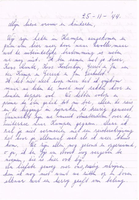 08 briefje Pa uit Kampen, 25-11-'44 voorkant.jpg