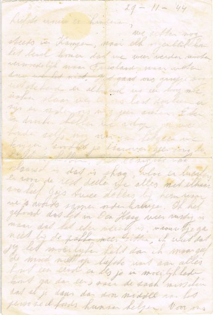 10 brief Pa uit Kampen, 29-11-'44 origineel voorkant.jpg